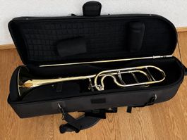 S.E. Shires Bb/F-Tenorposaune mit Quartventil inkl. Koffer