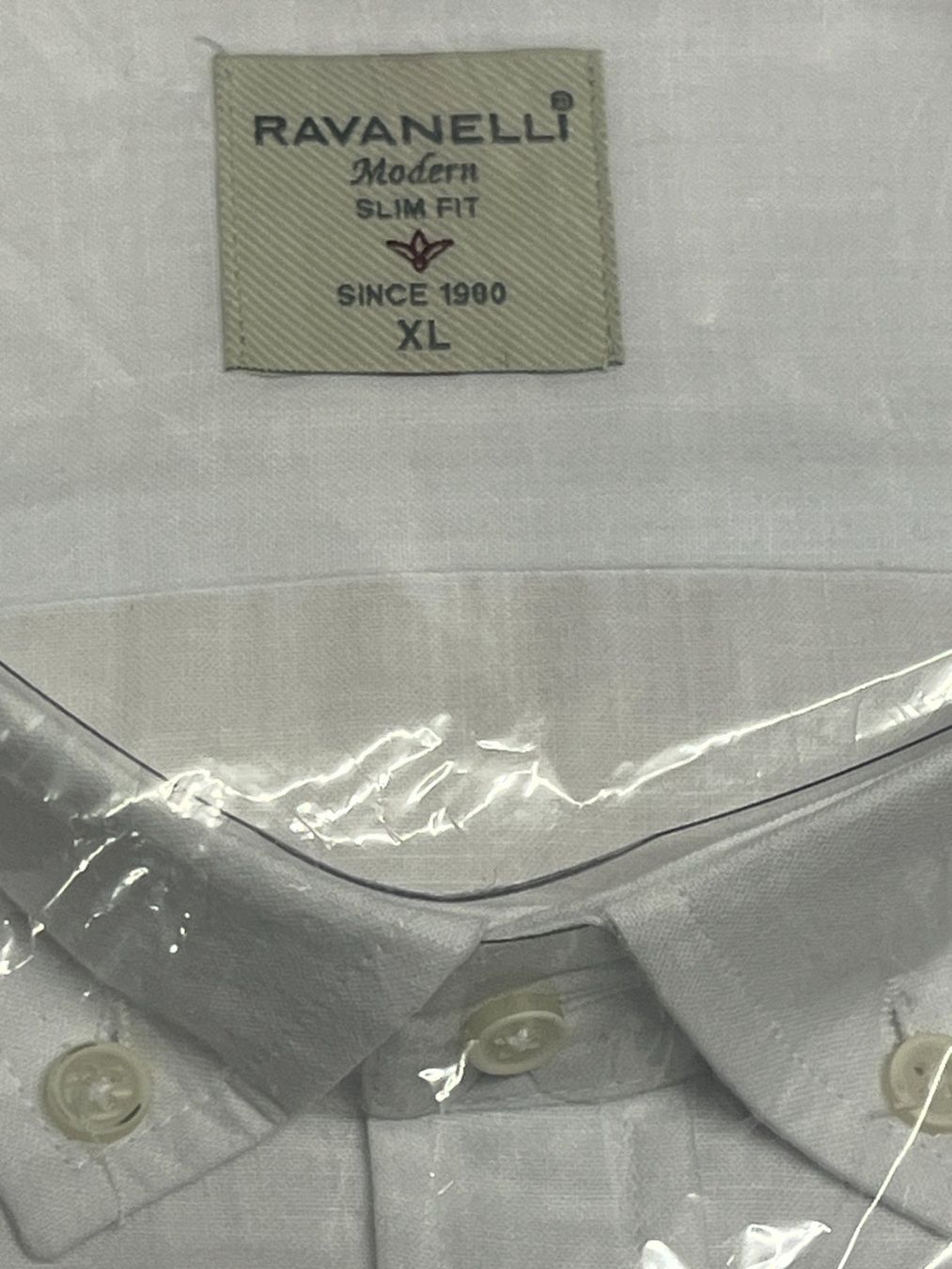 Hemden: Hemd von RAVANELLI, Grösse XL, NEU. – Neu und originalverpackt aus Landquart von alligator15 4