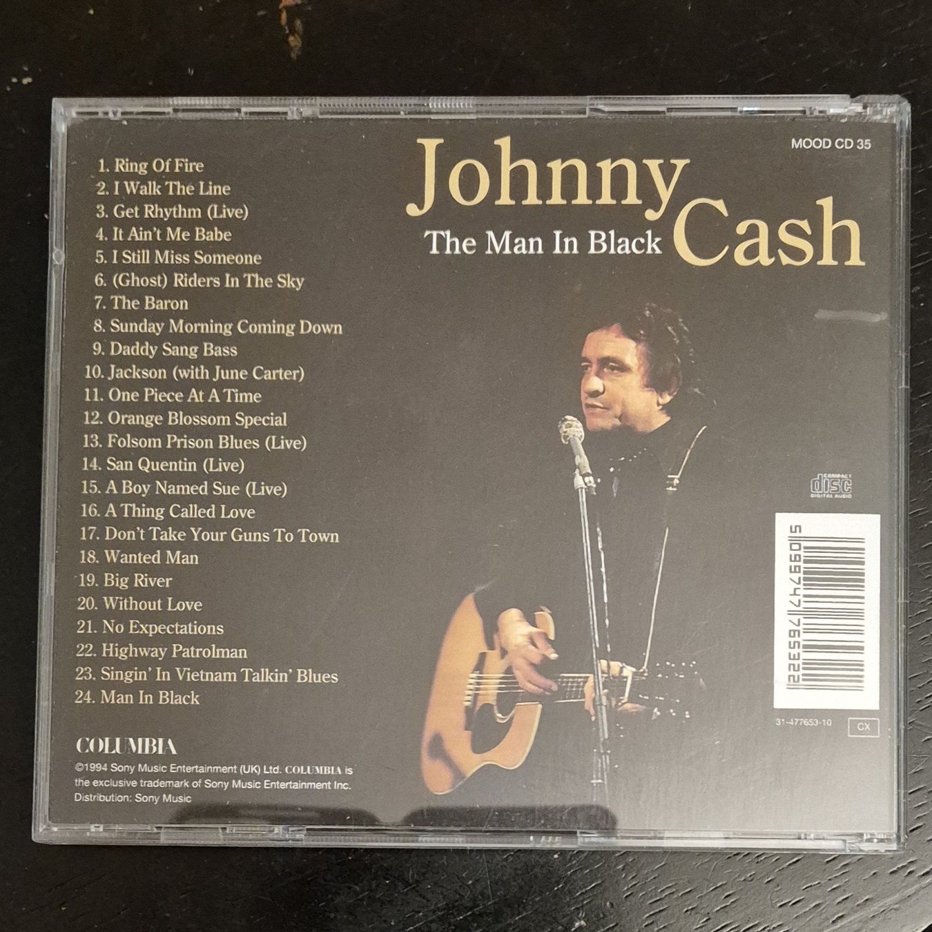 CD: Johnny Cash / The Man in Black – Usato da Chur venduto da dluli 1