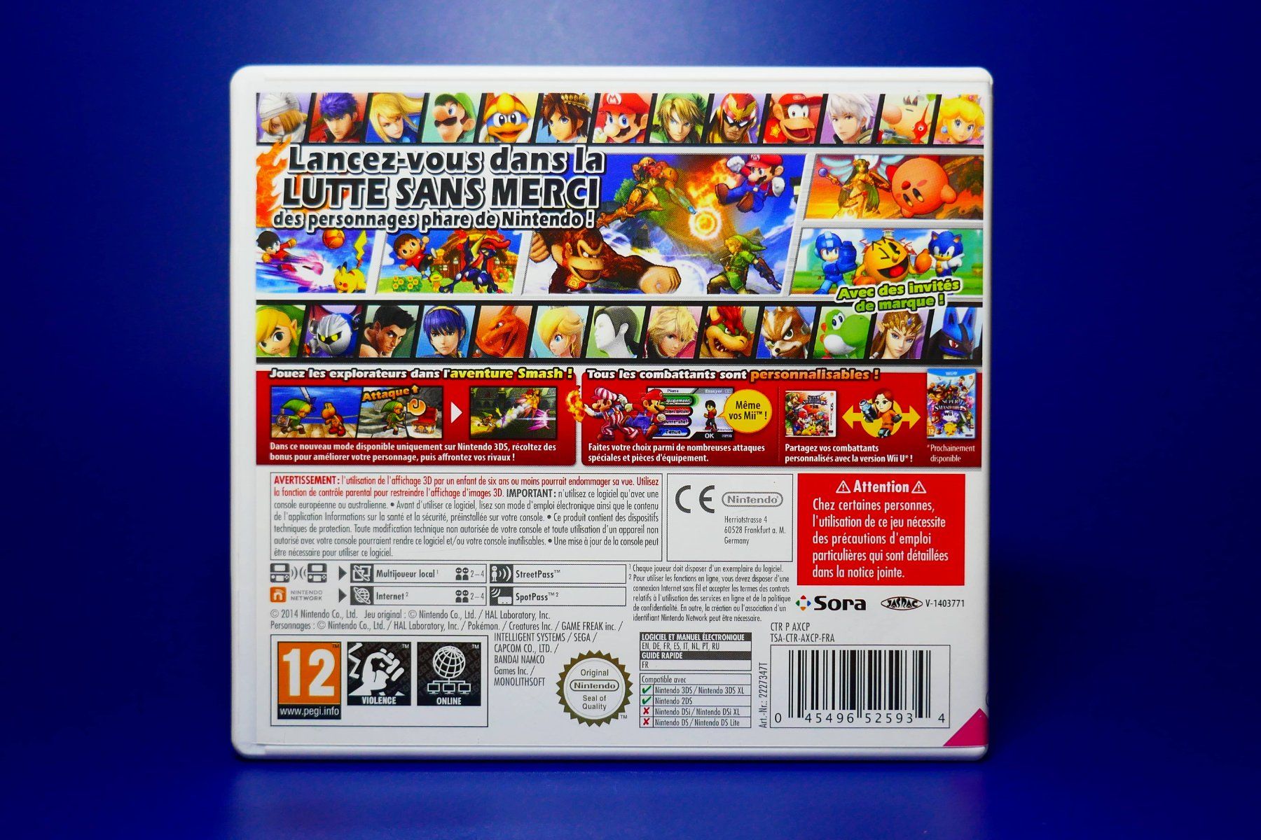 Nintendo Giochi: Super Smash Bros. & VIP - Nintendo 3DS – Usato da Vuarrens venduto da Espace-Retro 5
