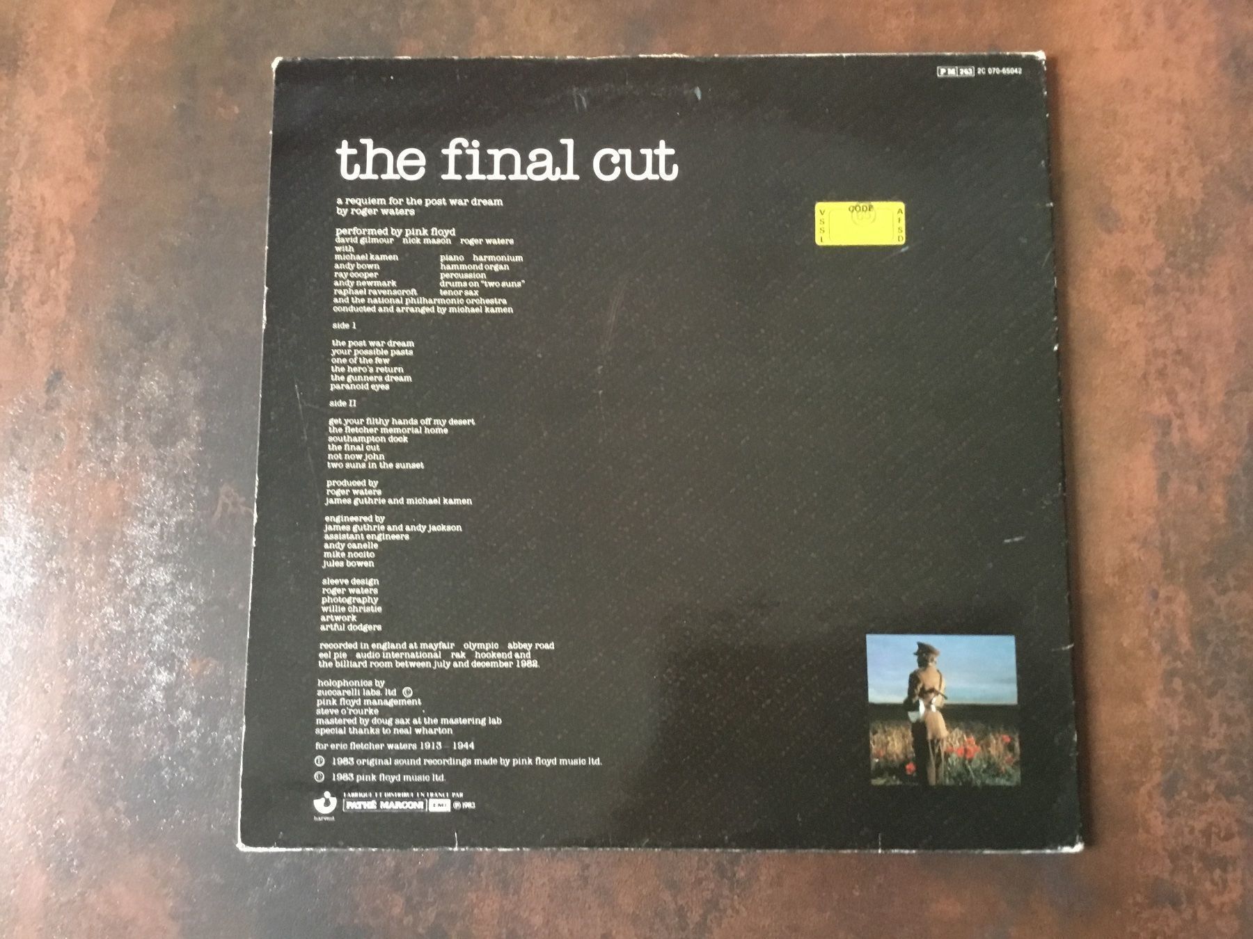 Dischi in vinile: Pink Floyd the final cut lp – Usato da founex venduto da cetrarese01 2