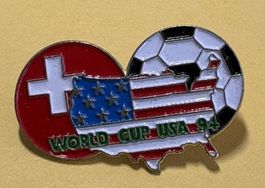 Anstecker World Cup USA 94 Schweiz USA Football Anstecker