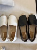Jenny Fairy Espadrilles schwarz und weiss Groesse 37
