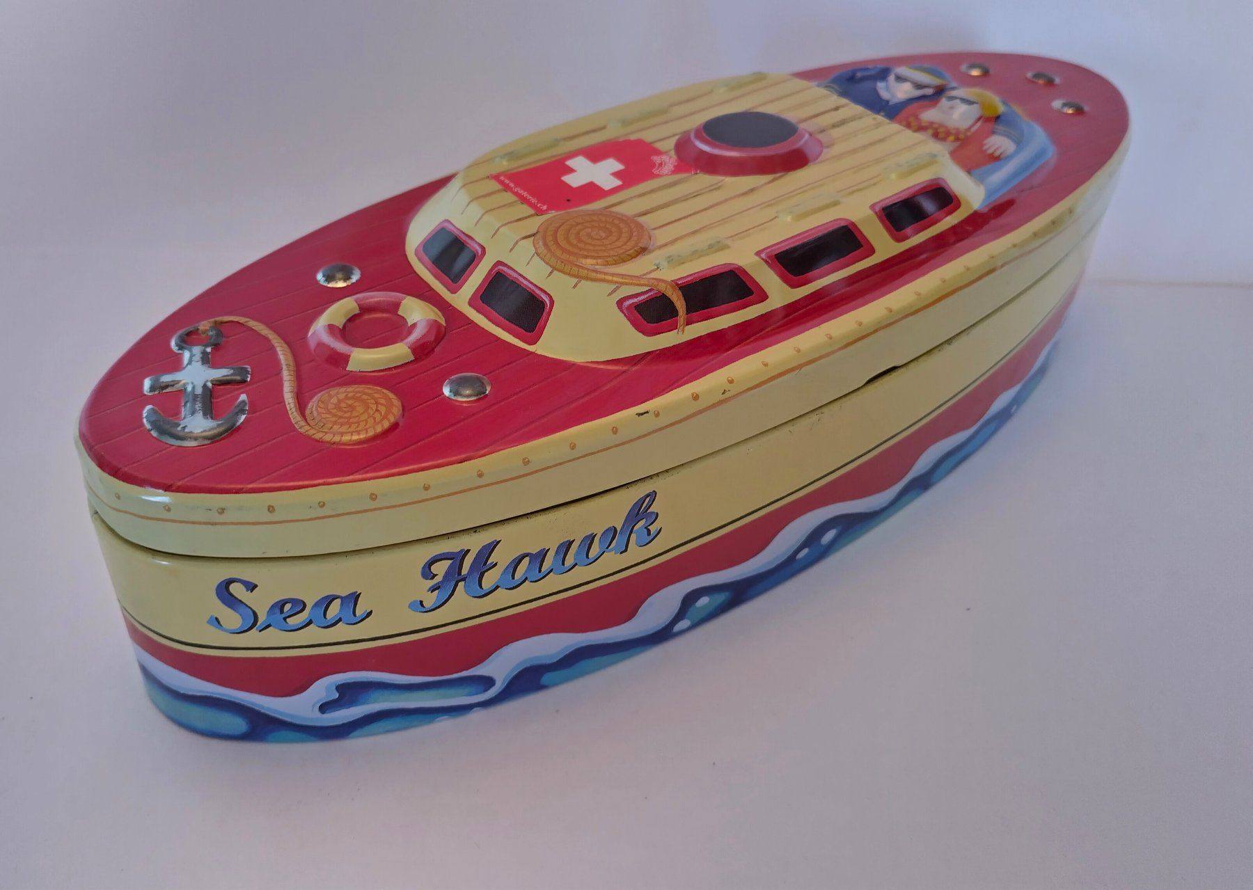 Altro in Decorazioni & Accessori: Blechdose Schiff "Sea Hawk" / gaterie Chocolat / Ab Fr. 7.- – Usato da Bellach venduto da JingleJerry