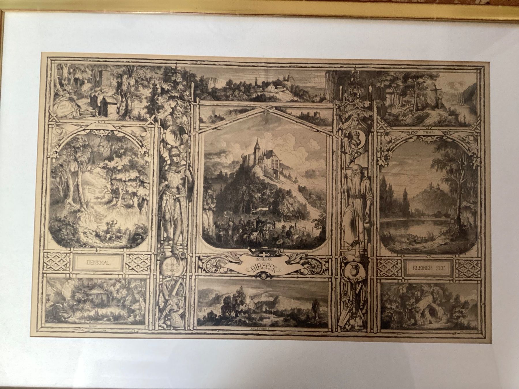 Xilografie: Arlesheim Holzschnitt Karl Jauslin 1875 – Usato da Reinach BL venduto da Linda013 2