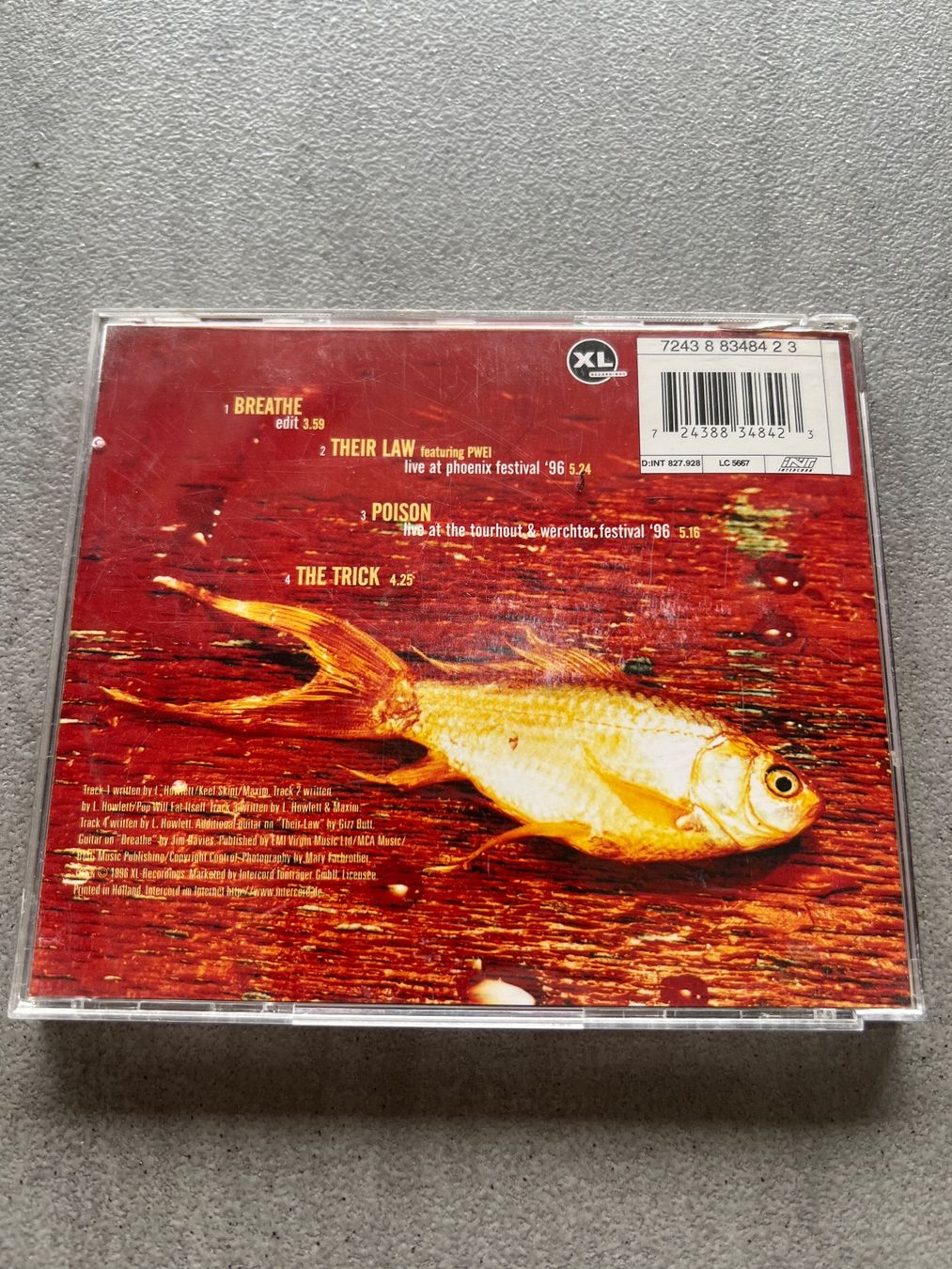 CD: Maxi CD Prodigy « Breathe » – Usato da Bouveret venduto da Feelgoodtrading 1