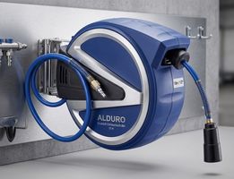 Druckluft Schlauchtrommel Schlauchaufroller 10 m von Alduro