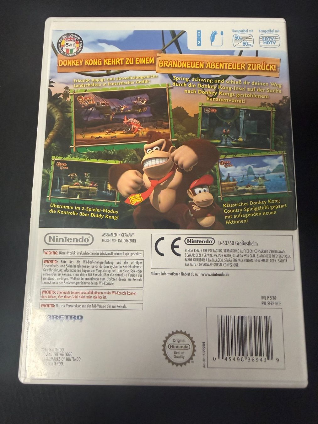 Nintendo Giochi: Donkey Kong Country Returns - Wii – Usato da Pont-de-la-Morge venduto da Darfal 2