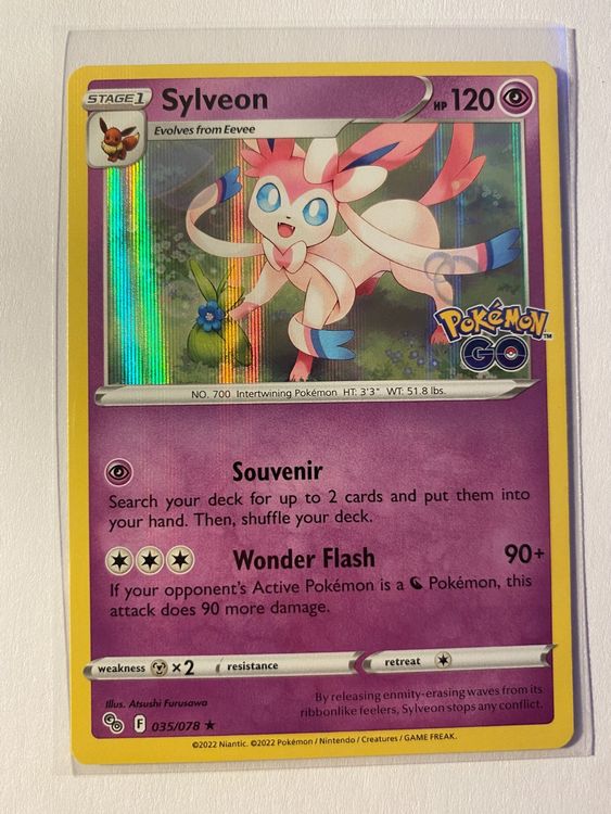 Evoluciones De Sylveon : Sylveon 035/078 Pokemon Go