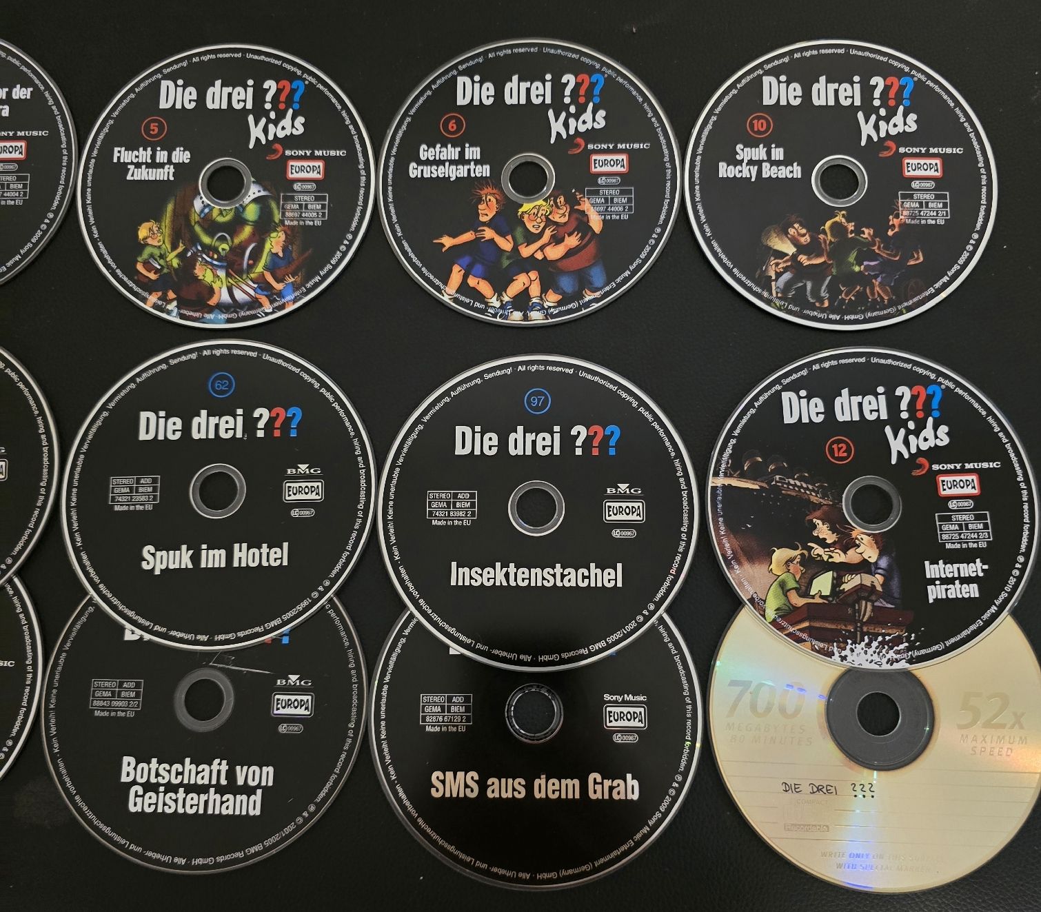 Audiolibri: Die drei ??? / Die drei ??? Kids CDs – Usato da Wangs venduto da Restposten.Garage 2