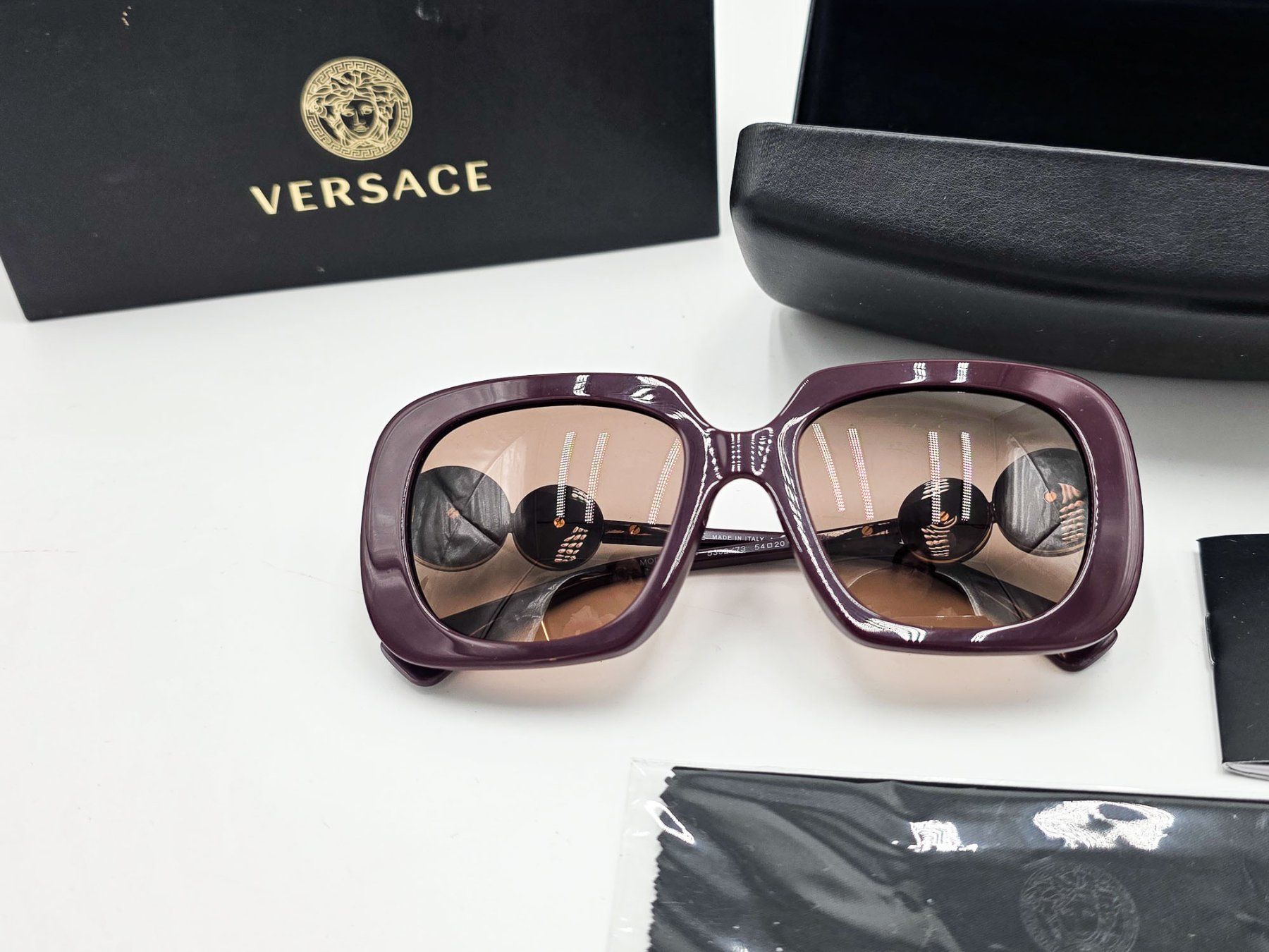 Versace Occhiali & Lenti: Versace Sonnenbrille - VE4378, Etui, Box - Ref. 05/68 – Usato da Au ZH venduto da BrockiAu 7