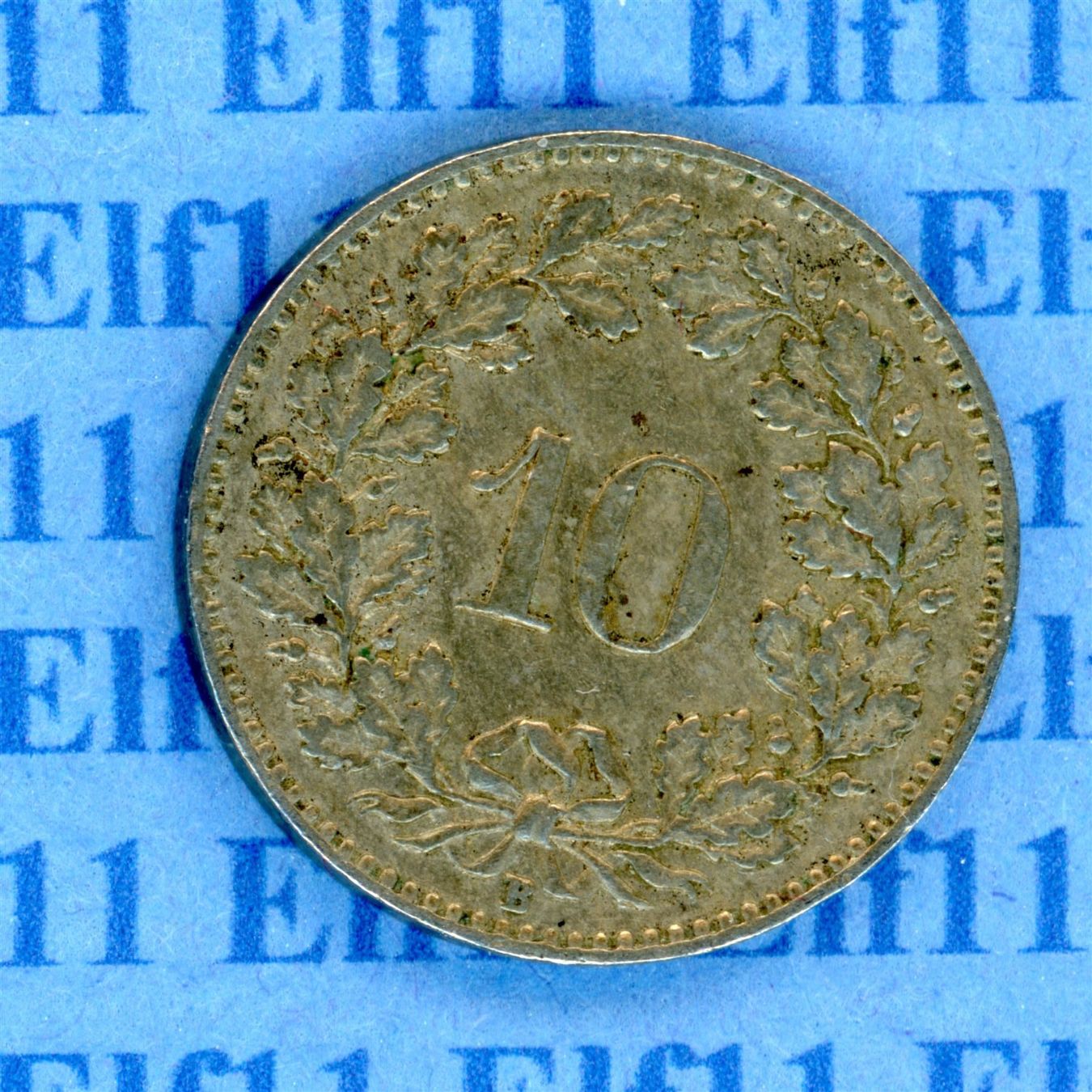 Tutti le monete: CHF___0.10 1915 ss-vz 10 Rappen – Usato da Widnau venduto da Elf11 1