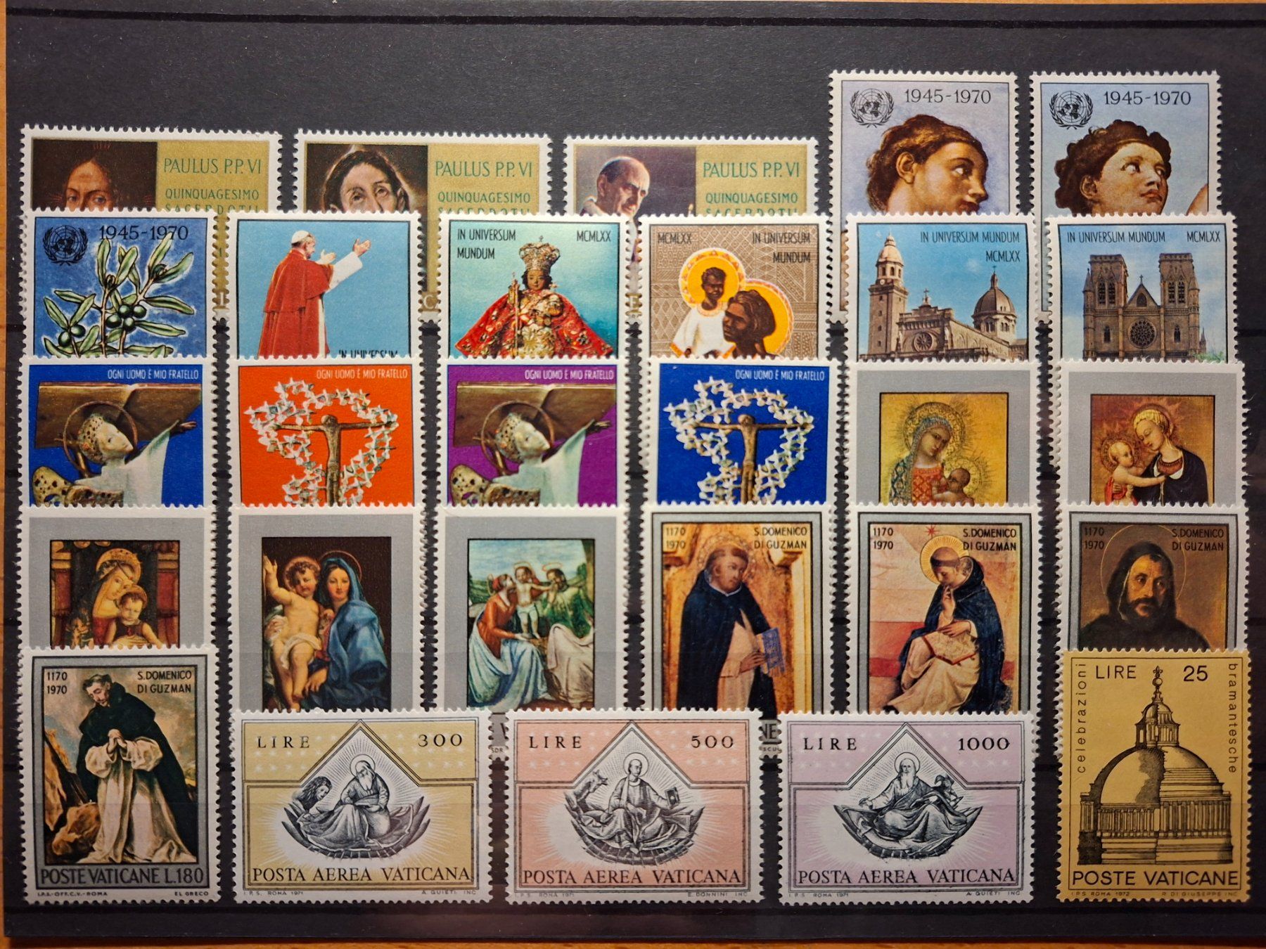 Alle Briefmarken: Vatikan* 1967 - 1974 – Neu (gemäss Beschreibung) aus Confignon von Alfda2000 1
