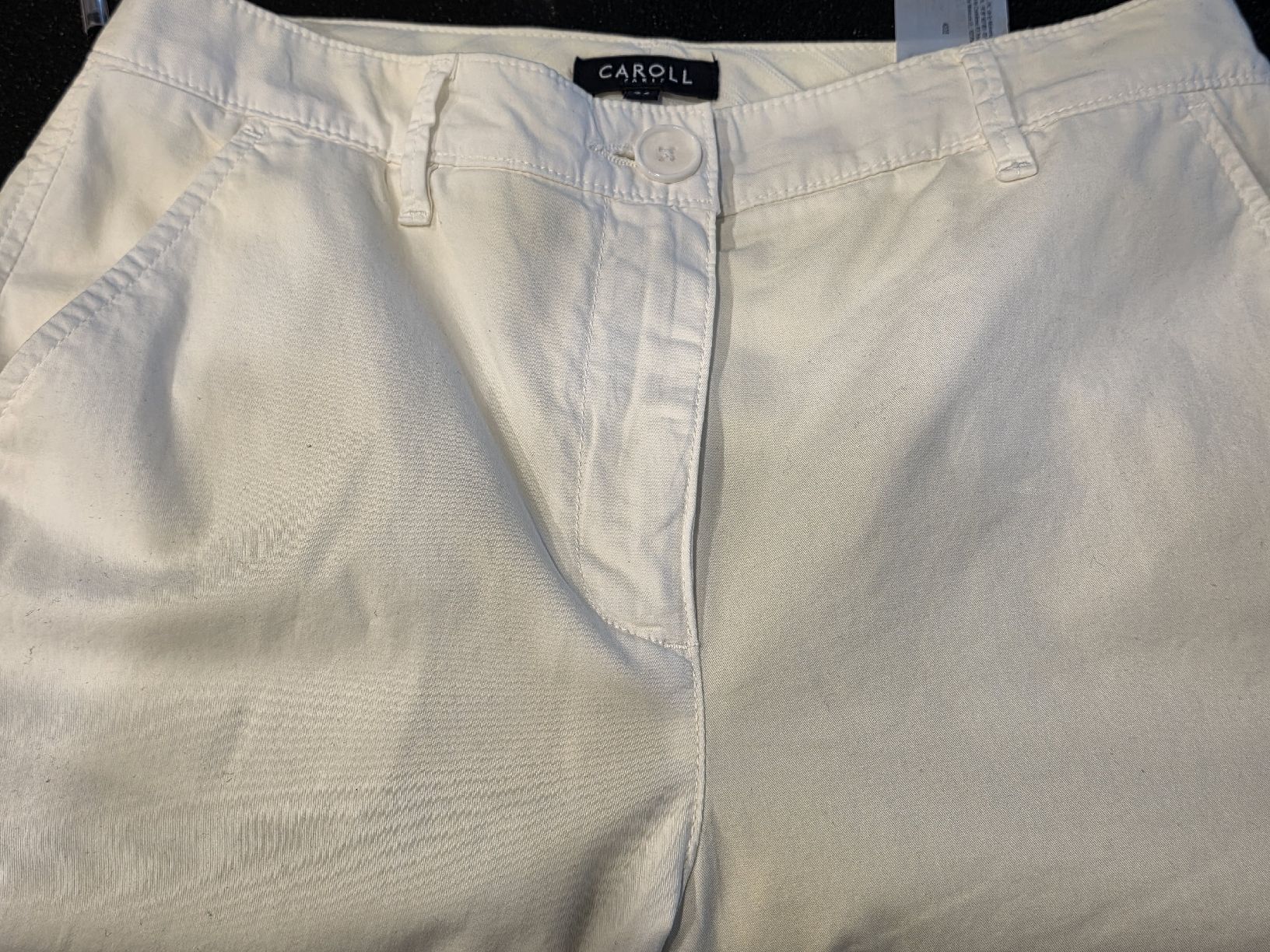Caroll Pantaloni: Pantalon crème Caroll taille 36. – Nuovo (secondo la descrizione) da CASLANO venduto da Bebesa 7