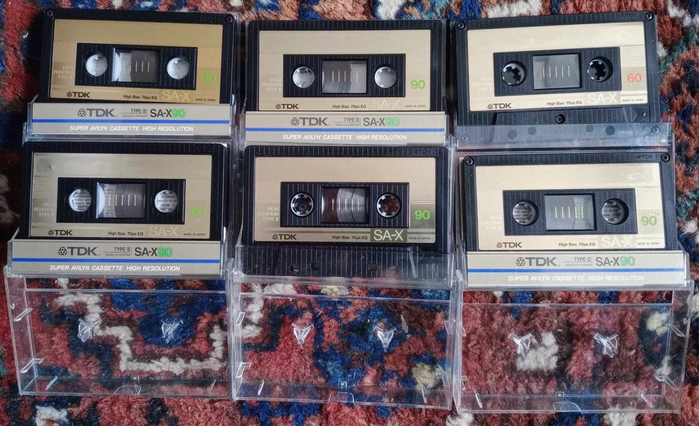 TDK SA-X 90 (5x) + TDK SA-X 60 (1x) cassettes MC (Gebraucht) in Le ...