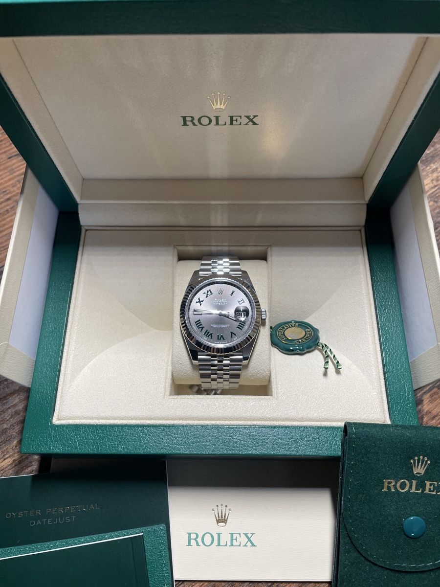 Rolex Uhren: Rolex Datejust Wimbledon 41mm – Gebraucht aus Münchwilen von raf_nj7t 1