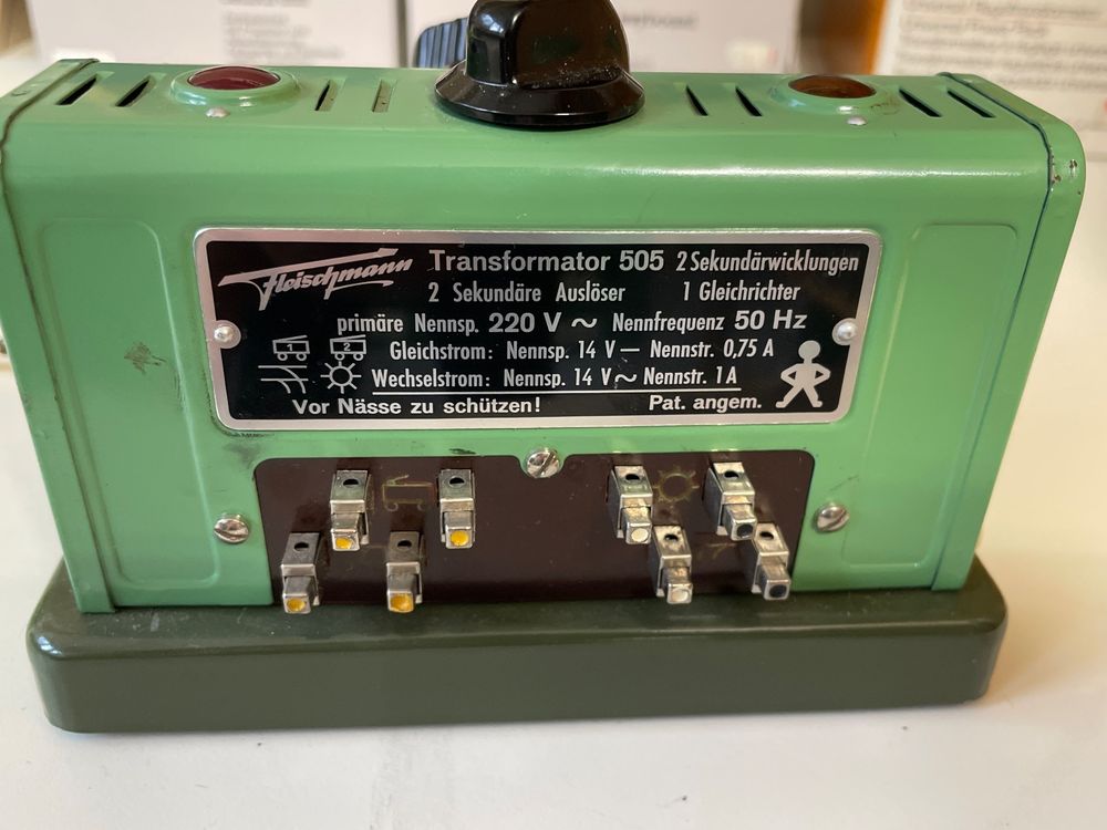 Fleischmann 505 Nostalgischer Transformator (Gebraucht) in Wilderswil ...