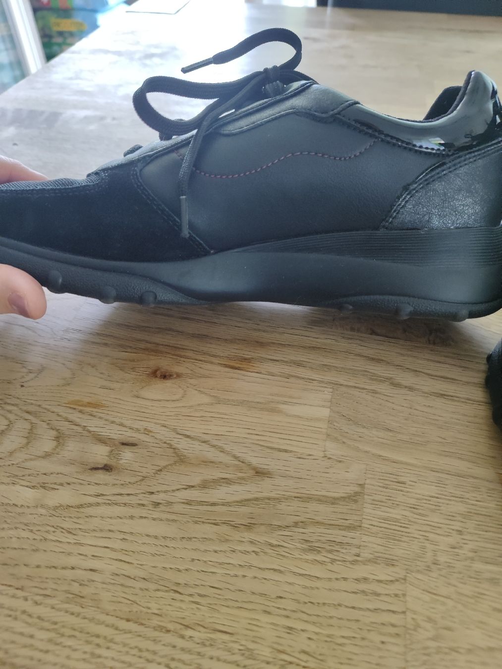 Damenschuhe: Geox Sneakers Schwarz Grösse 38 – Neu (gemäss Beschreibung) aus Thun von Beas-Allerlei 1