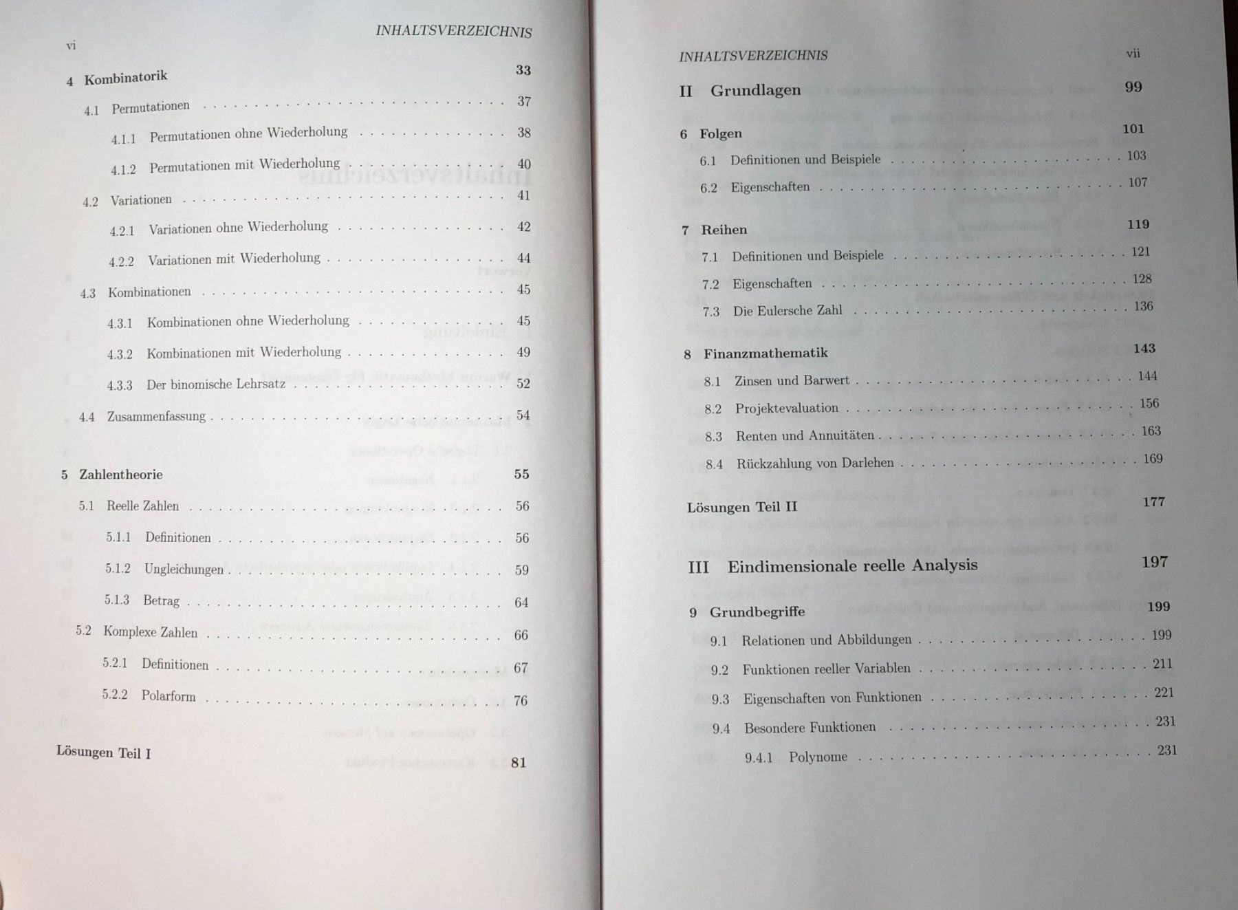 Libri: Mathematik I Universität St. Gallen – Usato da Avry-devant-Pont venduto da Andreas.Bach 2