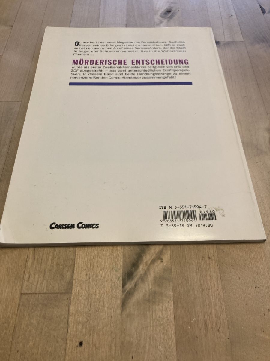 Fumetti: Mörderische Entscheidung – Nuovo (secondo la descrizione) da Zürich venduto da msxmsx 1