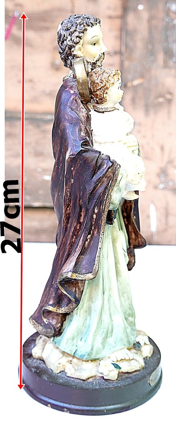 Sculture & Statue: Sankt Josef mit Jesuskind Figur – Usato da Baar venduto da 2cvbaar 3