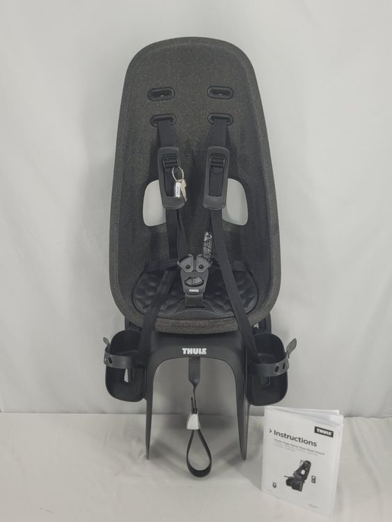 Siège Vélo Enfant Thule Yepp 2 Maxi - Montage Sur Porte-bagages Arrière - Noir