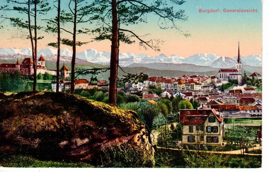 Cartoline postali: Burgdorf 1916 – Usato da Wolhusen venduto da Curver9