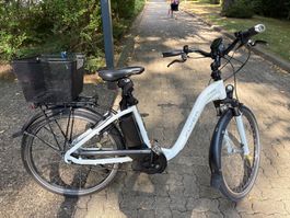 Flyer E-Bike weiss mit Korb guter Zustand