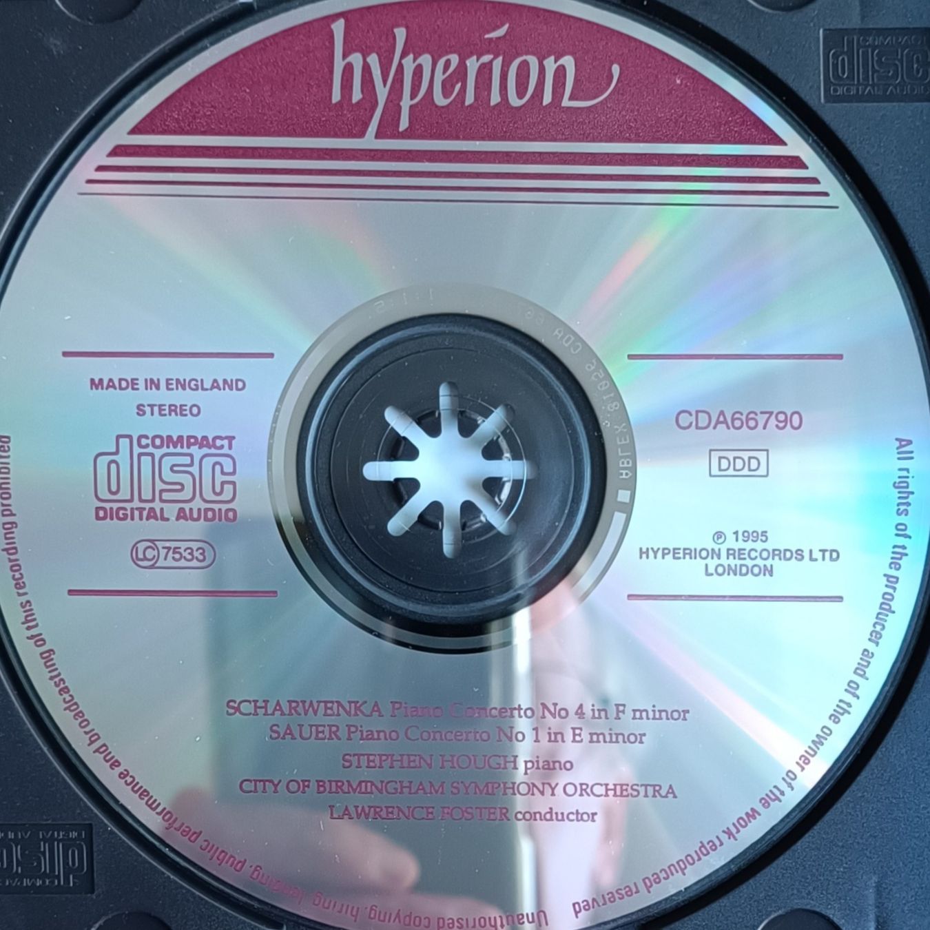 CD: Klavierkonzerte Scharwenka #4 + Sauer #1 – Usato da Luzern venduto da einszwei 3