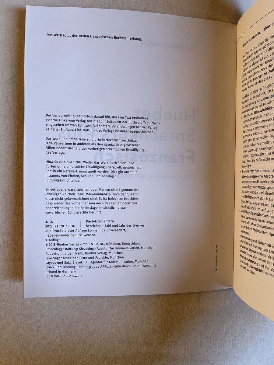 Libri: Französisch Sprachkurs Plus A2 – Nuovo (secondo la descrizione) da Gempenach venduto da amdor 3