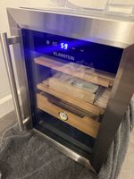 Klarstein Humidor Kühlvitrine Edelstahl neuwertig