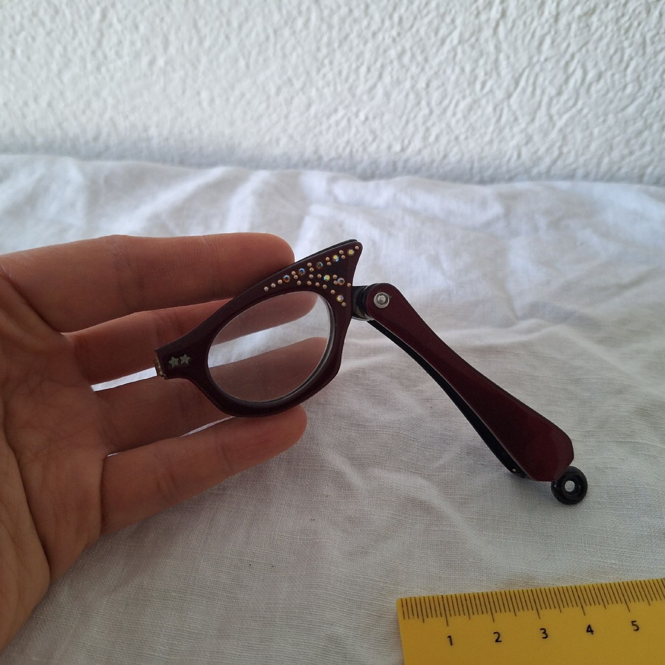 Occhiali & Lenti: Lorgnon, Lorgnette, Stielbrille, faltbar – Usato da Winterthur venduto da Goldpipau 2