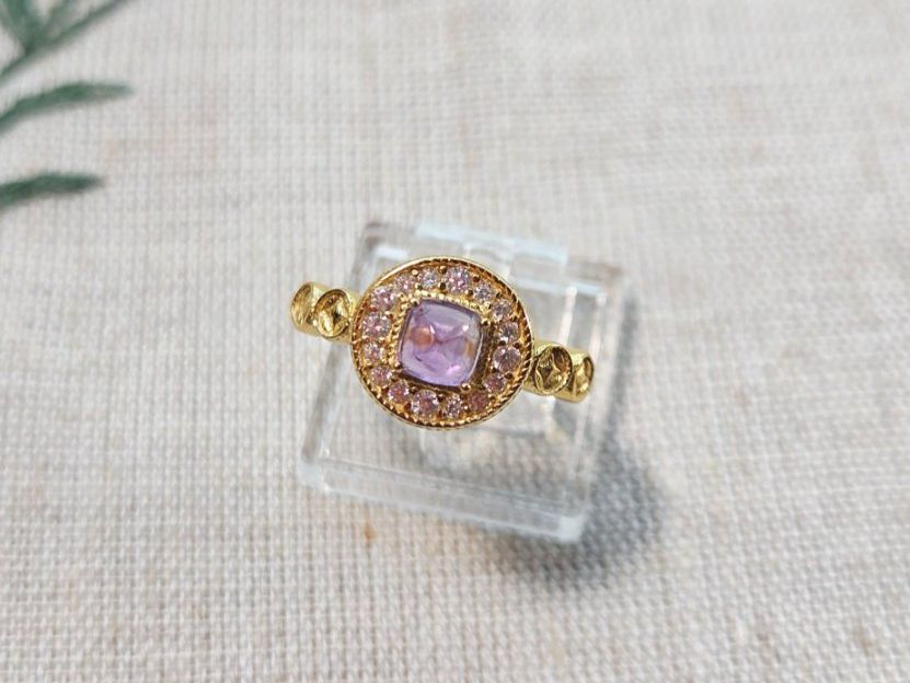 Anelli: NEW - S925 Amethyst Ring (Adjustable) – Nuovo (secondo la descrizione) da Zürich venduto da cin_wcf6
