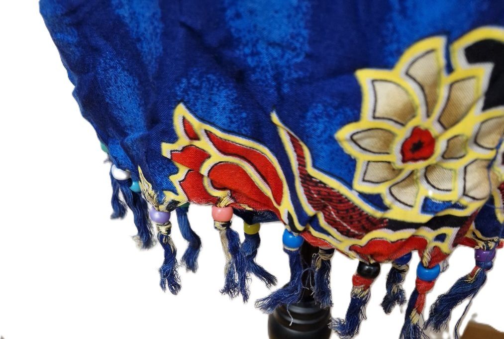 Röcke: Batik Wickelrock blau mit Blumenmuster Gr. S/M – Neu (gemäss Beschreibung) aus Glattbrugg von mas_75t2 2