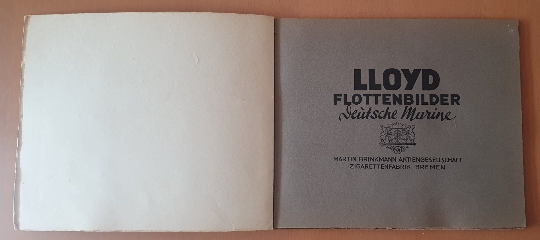 Alben: Zigarettenbilderalbum - Lloyd Flottenbilder Deutsche Marine – Gebraucht aus Kreuzlingen von Rschweiz1 1