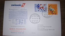 Swissair Geneve - Philadelphia 10.08.1990