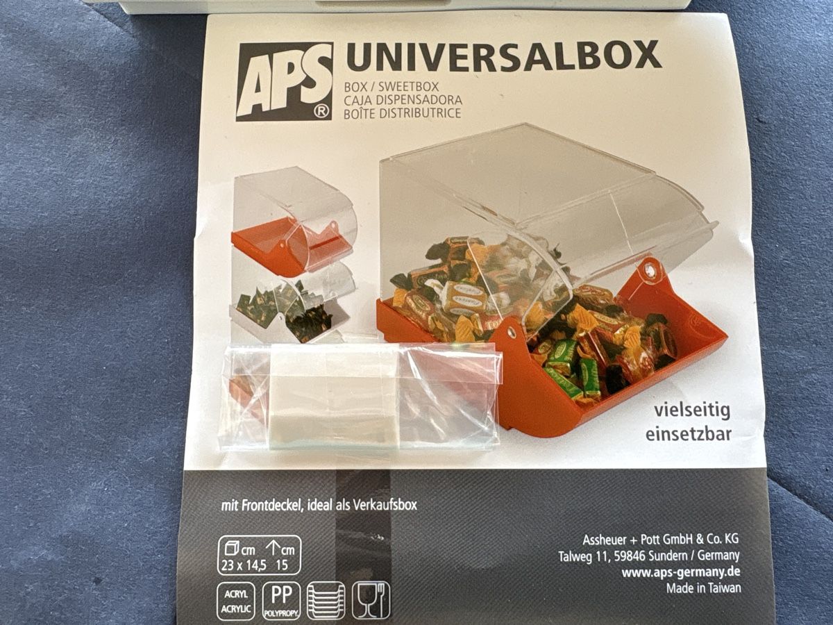 Contenitori & Simili: Universalbox z b für Süsses, neu – Nuovo (secondo la descrizione) da Grenchen venduto da nethy