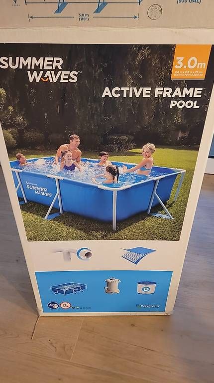 Piscine: Summer Waves Pool (3m) inkl. Pumpe & Abdeckplane – Usato da Rickenbach LU venduto da reka75 1