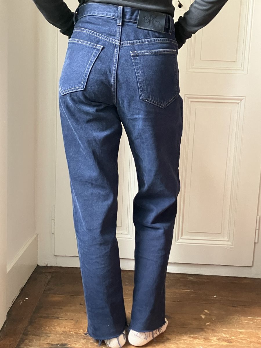 Calvin Klein Jeans: Jeans bleu vintage - CALVIN KLEIN – Usato da Genève venduto da sunflower.vintage 3