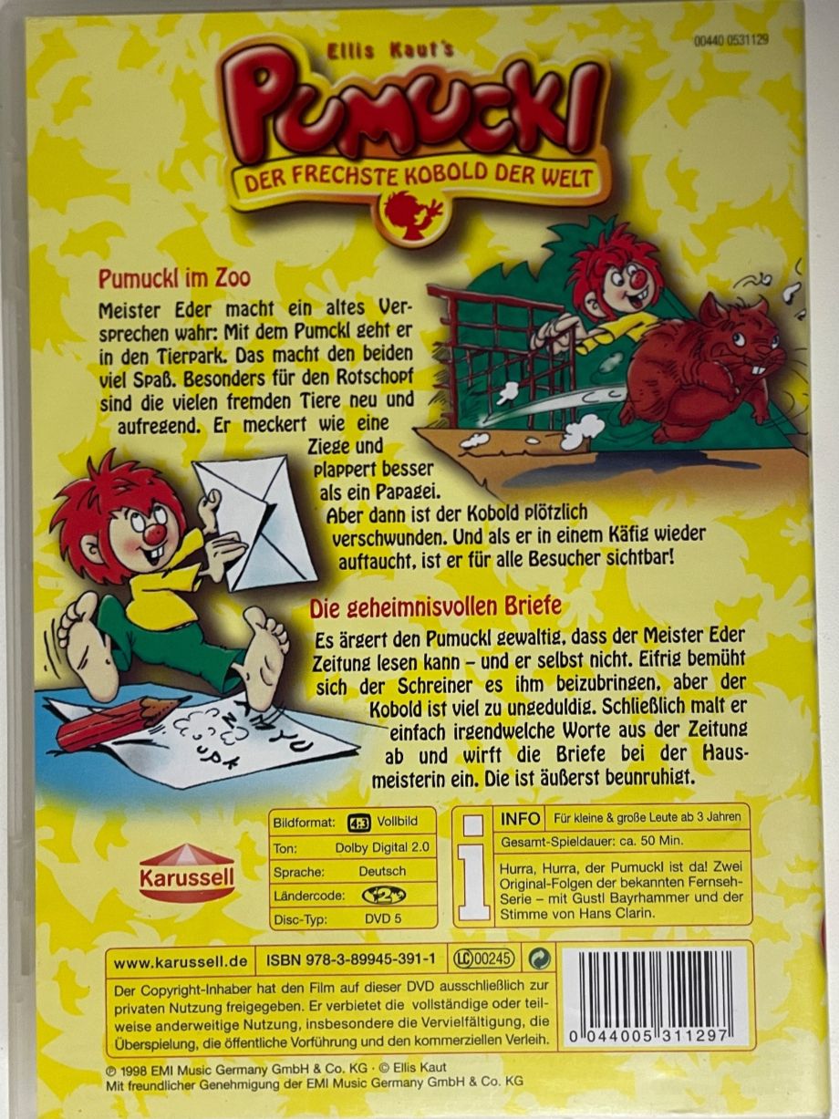 Tutti i DVDs: Pumuckl – Usato da Muri b. Bern venduto da AdidasCollector 2