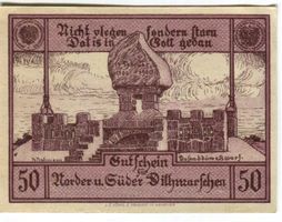 Notgeld "50 Pfennig. Dithmarschen"