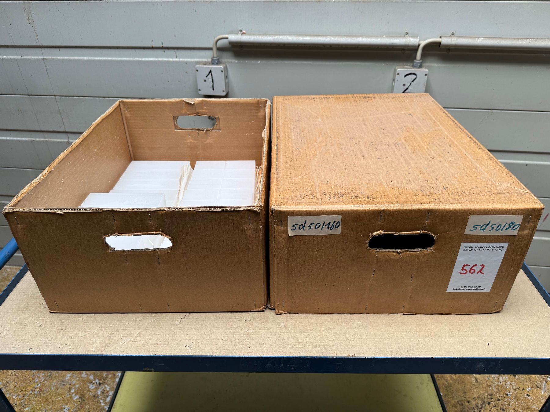 Bougies: 562 Posten Raureifkerzen aus Liquidation – D'occasion à Derendingen par Meisterstuecke 1