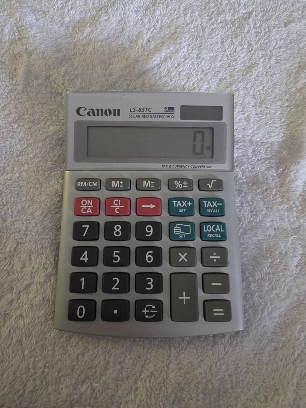 Calcolatrici tascabili: Canon LS-83TC Taschenrechner – Usato da Schaffhausen venduto da Gregi