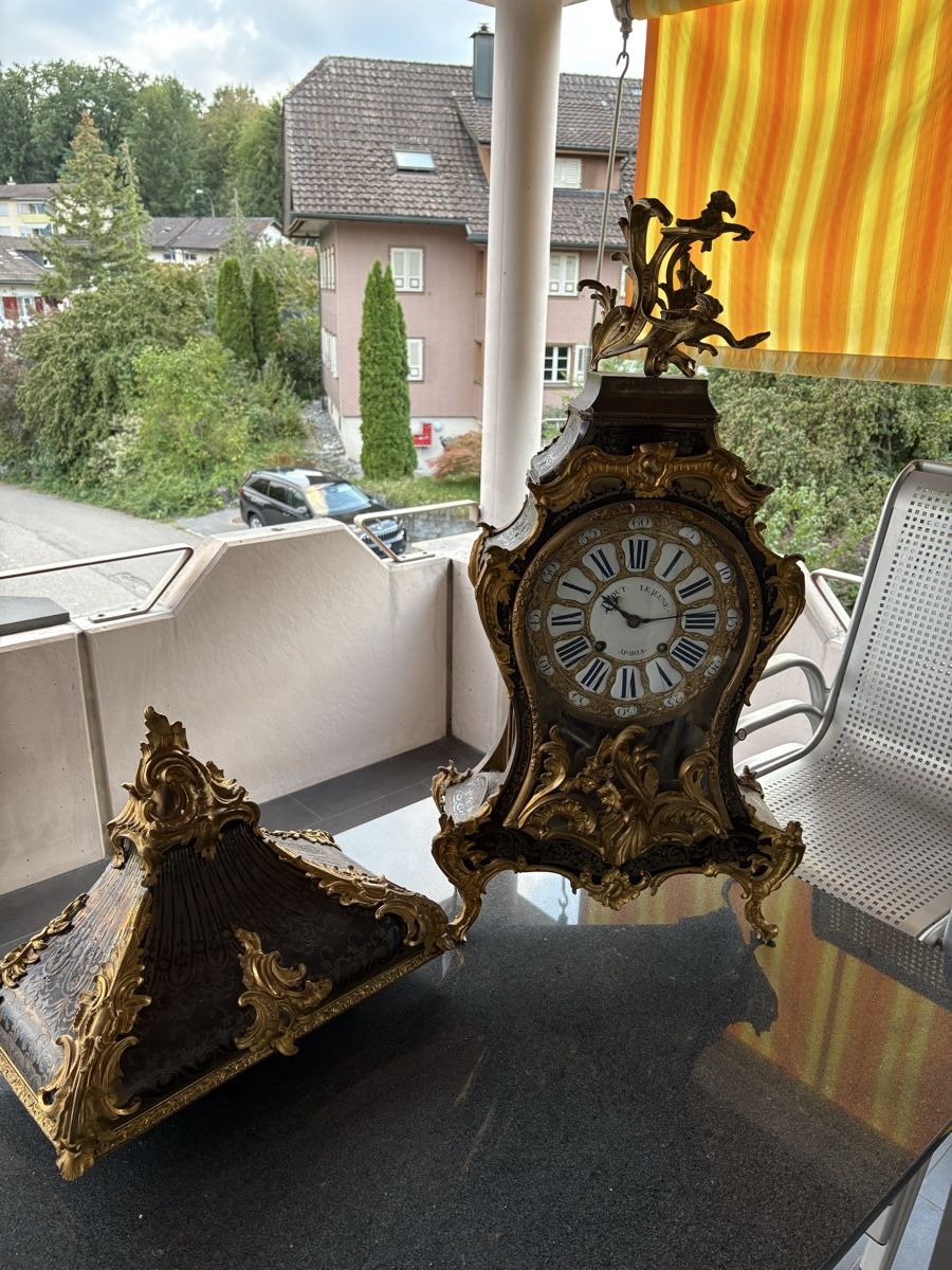 Stand- & Wanduhren: Antike Boulle Pendule 18jh. – Gebraucht aus Emmenbrücke von Antikvogel