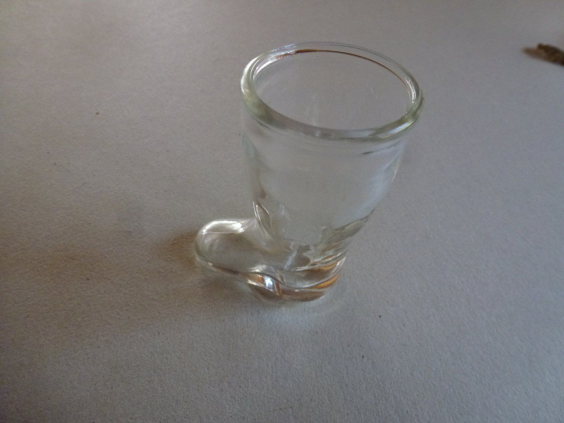 Bicchieri: Glas-Stiefel für Schnaps – Nuovo (secondo la descrizione) da Mühlrüti venduto da Dadadachs 1