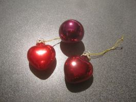 Weihnachtbaumschuck Herz/Kugel