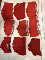 Set di  9 boxer Moschino Calvin Klein Rossi Tg S