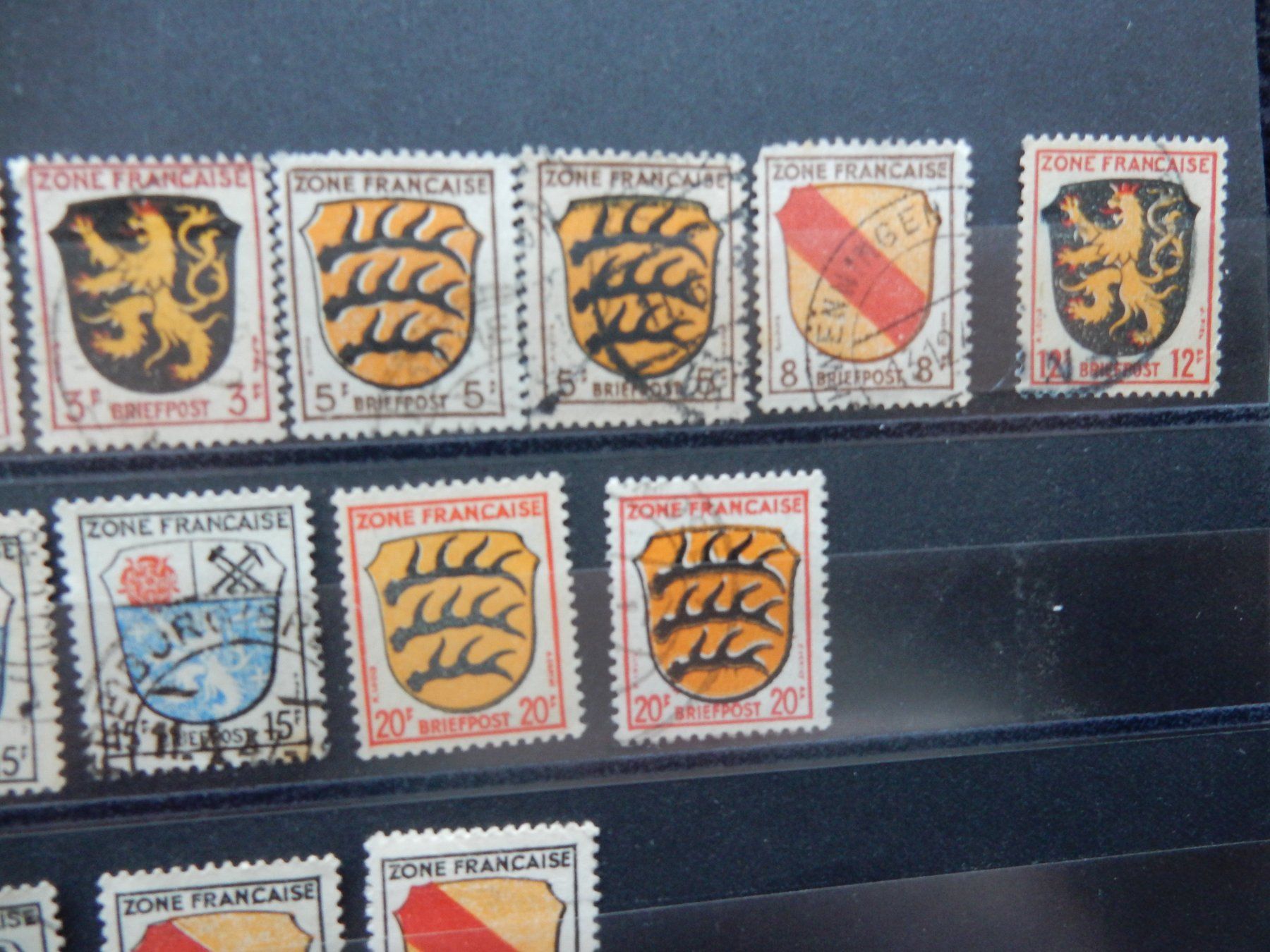 Alle Briefmarken: Lot Zone Francaise – Gebraucht aus Boniswil von Weibo12 2