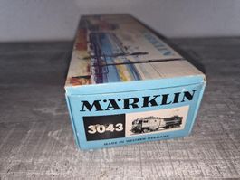 Märklin Leerkarton OVP Nr. 3043 für E-Lok der SJ