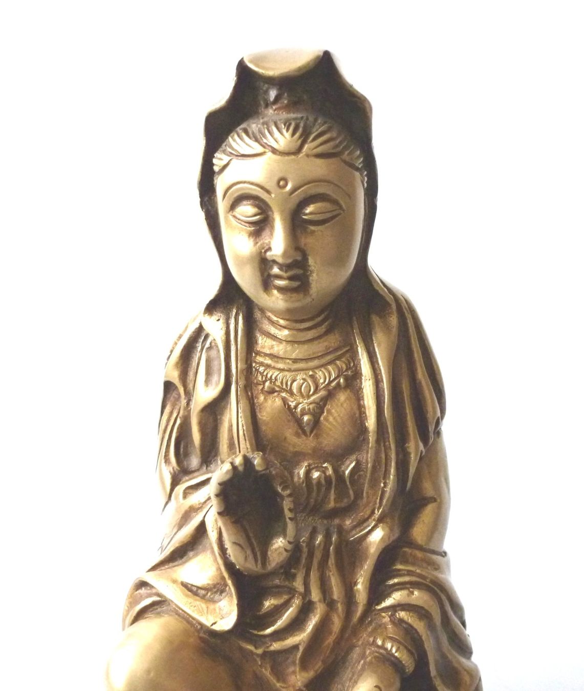 Sculture & Statue: Kuan Yin - Messing-Figur – Nuovo e nell'imballaggio originale da Mauren venduto da Yeelen 5